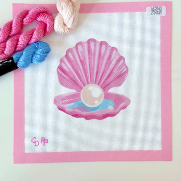 Pink Oyster Shell with Pearl