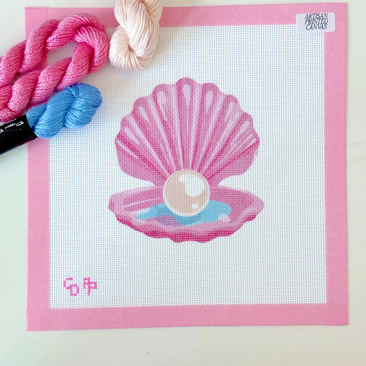 Pink Oyster Shell with Pearl