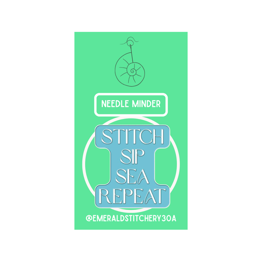 Stitch Sip Sea Repeat Needle Minder