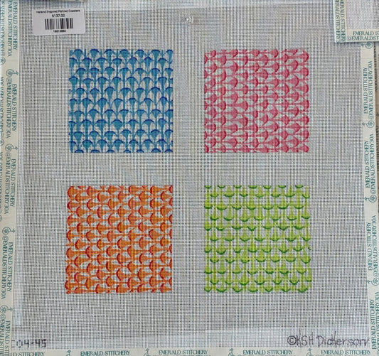 Herend Inspired Fishnet Coasters