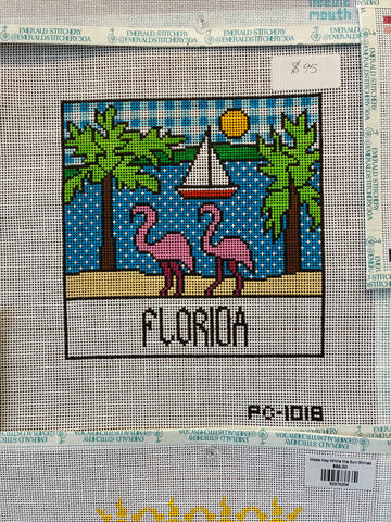 Florida Beach Scene Clutch