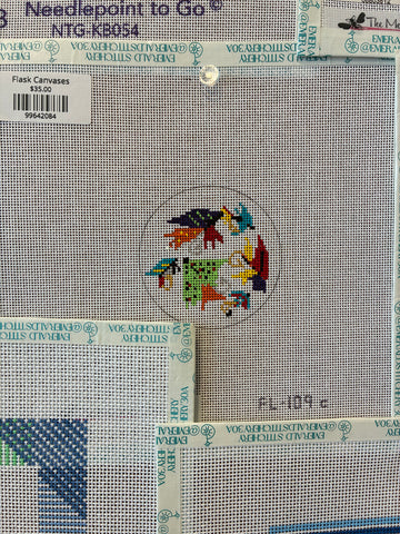 Flask Canvas - Fishing