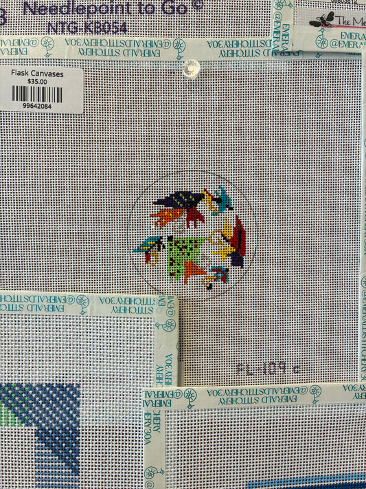 Flask Canvas - Fishing