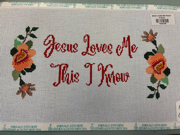 Jesus Loves Me Peach