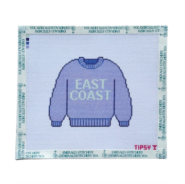 East Coast Sweater Needlepoint Canvas