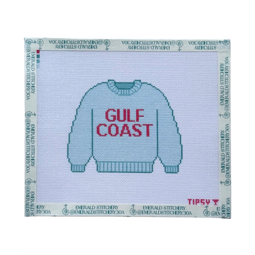 Gulf Coast Sweater Needlepoint Canvas