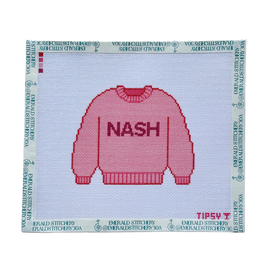 Nash Sweater Needlepoint Canvas
