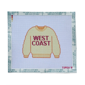 West Coast Sweater Needlepoint Canvas