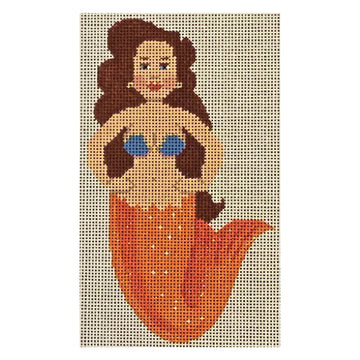 Orange and Blue Mini Mermaid