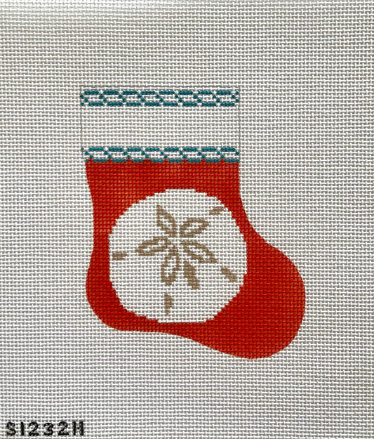 Sand Dollar Mini Sock