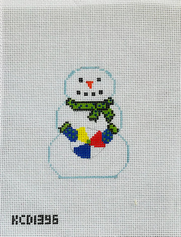 Snowman with Beach Ball
