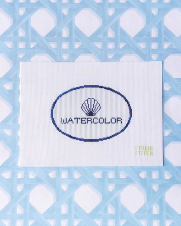 Pre-Order Water Color Beach Oval
