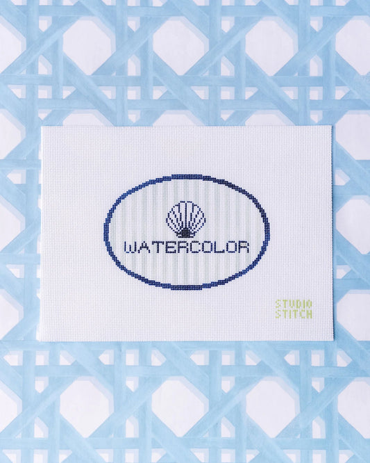 Pre-Order Water Color Beach Oval